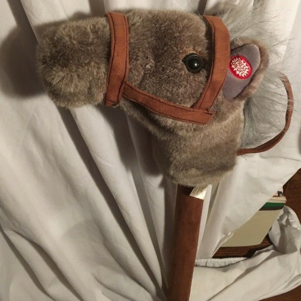 31" Plush Stick Hobby Horse Great Kid's Display